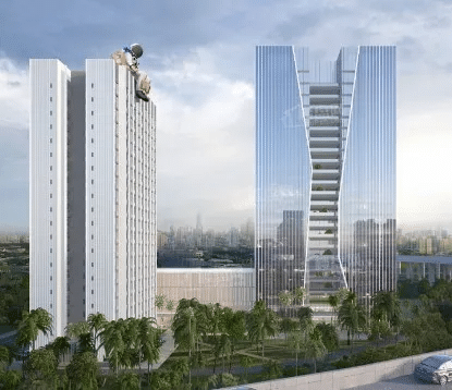 深圳K立方楼顶停机坪雷电预警系统安装项目